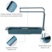  Telescopic Sink Rack Holder Expandable Storage Drain Basket Sink Caddy for Home Kitchen Kit